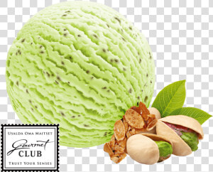 Pistachio Ice Cream With Pistachio Brittle   Pistachio  HD Png Download