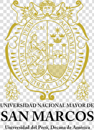 Unmsm Escudo Xvi xxi Transparente Nombre Vertical  HD Png Download