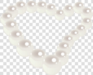 Pearl Heart   Perolas Png  Transparent Png