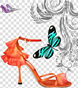 Transparent Heel Clipart   High heeled Shoe  HD Png Download