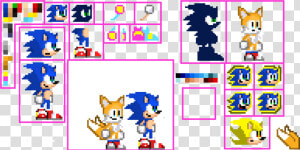 Finally  An Update To The Sonic Sprite Sheet Everyone   Sonic Exe Sprite Animation  HD Png Download