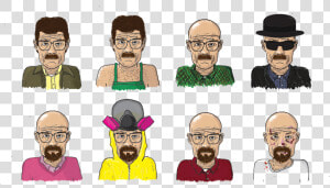 Breaking Bad Walter Evolution  HD Png Download