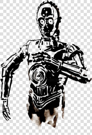 1 Cm ©2015 By Philippe Imbert   Star Wars C3po Decal  HD Png Download