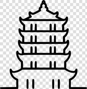 Pagoda  HD Png Download