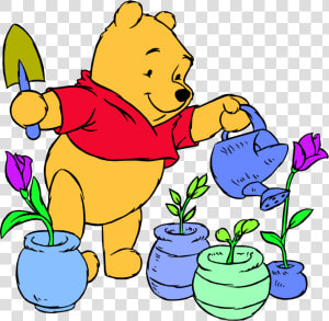 Animated Clipart Free Download Animated Clip Art Images   Winnie The Pooh Spring  HD Png Download