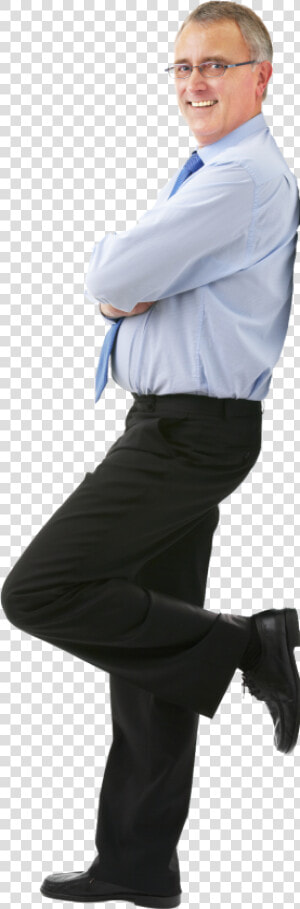 Business Man Leaning Png   Business Man Leaning  Transparent Png