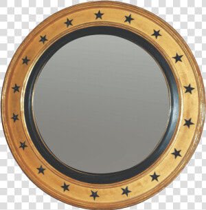 Regency Convex Mirror With Black Stars   Dibujo De Circulo De Donde Sale De Los Angulos  HD Png Download