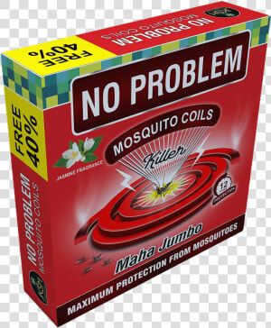 No Problem Anti Dengue Mosquito Coil   No Problem Mosquito Coil  HD Png Download