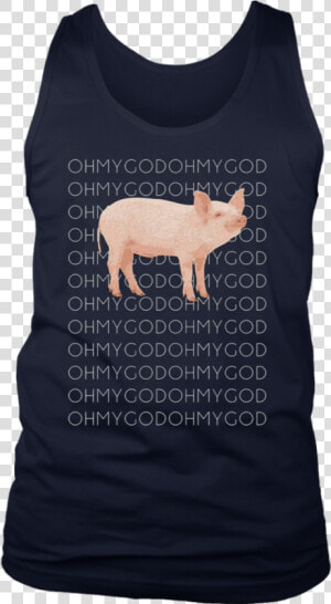 Shane Dawson Oh My God Pig Long Sleeve Shirt   Domestic Pig  HD Png Download