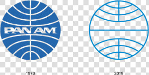 Pan American World Airlines Rebrand Logo Comparison   Panam Airlines New Logo  HD Png Download