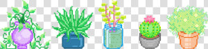 Vector Download Collection Of Free Plant   Transparent Cactus Pixel Art  HD Png Download