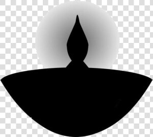 Transparent Diwali Diya Art  Diwali Diya Png Pic   Silhouette  Png Download