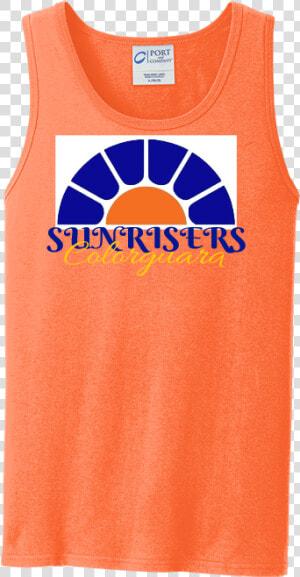 Sunrisers colorguard Sunrisers Colorguard Men S 100    Active Tank  HD Png Download