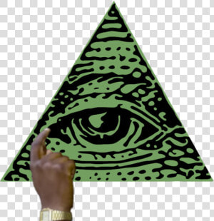 Green Triangle   Triangle Illuminati  HD Png Download