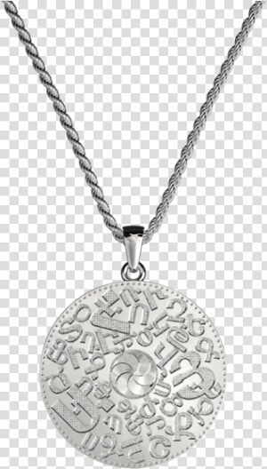 Silver Armenian Alphabet Necklace  HD Png Download