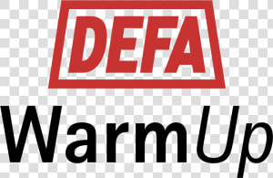 Defa Warmup Logo Png Transparent   Defa  Png Download