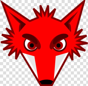 Red Fox Head Svg Clip Arts   Fox Red Face Clipart  HD Png Download