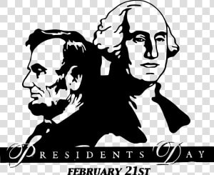 Washington Lincoln Presidents Day Clip Arts   Clip Art Presidents Day  HD Png Download