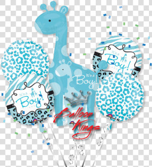 Its A Boy Giraffe Bouquet  HD Png Download