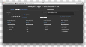 Logging Web Interface  HD Png Download