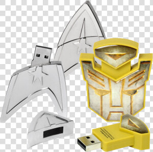 Star Trek And Transformers Usb Fuse Innovation   Usb Flash Drive  HD Png Download