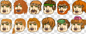 Jake S Possible Hair Styles Before Shaving   Hotline Miami 2 Jake Comic  HD Png Download