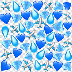  sticker  bluesticker  blue  hearts  aesthetic  like4like   Eric Cuaresma  HD Png Download