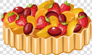 Transparent Fruitcake Clipart   Tarta De Frutas Clipart  HD Png Download