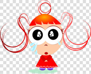 Cartoon Girl Free Vector Graphic Girls Sad Cartoon   Animated Girl Images For Whatsapp  HD Png Download