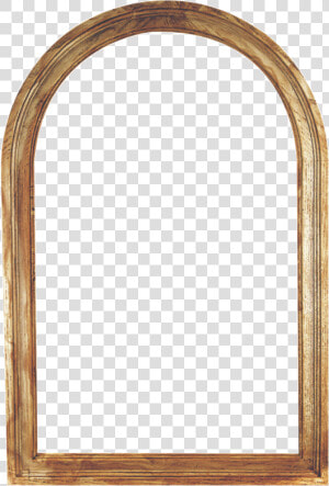 M872   Arch   Wood Frame Arch Mirror  HD Png Download