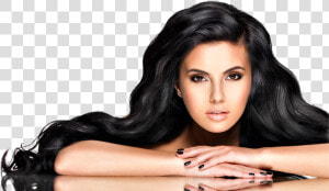 Black Hair Png   Long Hair Woman Png  Transparent Png