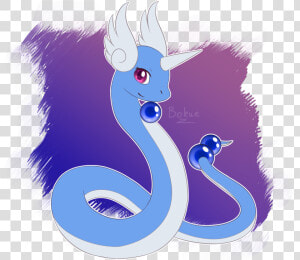 Dragon   Dragonair   Illustration  HD Png Download