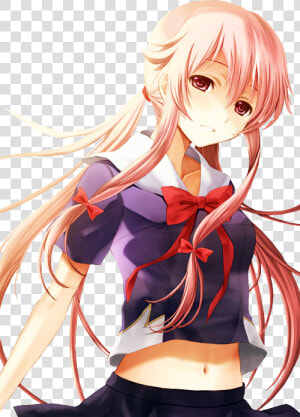  gasai  yuno  yunogasai  gasaiyuno  mirainikki  mirai   Mirai Nikki Yuno Fanart  HD Png Download