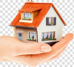 Hand Holding A House   House On Hand Png  Transparent Png