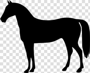 Clipart Of Horses  Horse The And 2 Horse   Bulldog Silhouette  HD Png Download