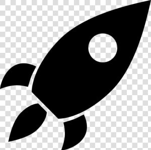 Computer Icons Black And White Rocket Download Encapsulated   Black And White Rocket Clipart  HD Png Download