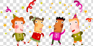 Happy Friday Dance Clip Art   Childrens Disco  HD Png Download