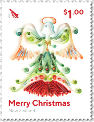 2017 Christmas Postage Stamps  HD Png Download