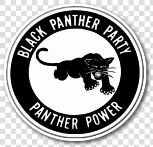 Black Panther Party Sticker   Black Panther Movement Stickers  HD Png Download