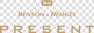 Benson  amp  Hedges Logo  HD Png Download