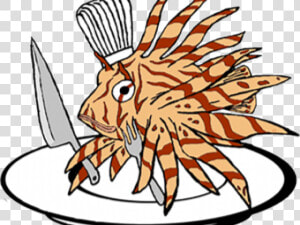 Lionfish Clipart Transparent   Red Lionfish  HD Png Download