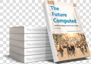 Photo Of A Stack Of Books Entitled The Future Computed   The Future Computed  Artificial Intelligence And Its  HD Png Download