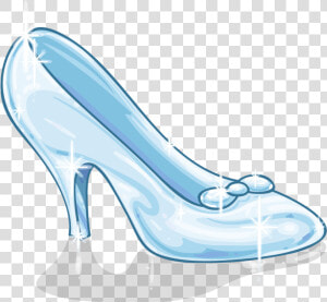 Cinderella Slipper Png   Cinderella Cartoon Glass Slipper  Transparent Png