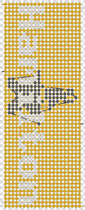 Alpha Pattern   Snoopy Friendship Bracelet Pattern  HD Png Download