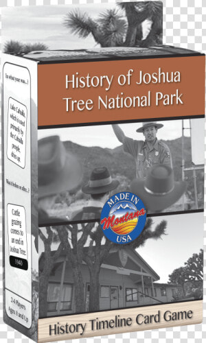 Joshua Tree National Park History Timeline Card Game  HD Png Download