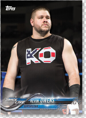 2018 Topps Wwe Kevin Owens Base Poster  HD Png Download