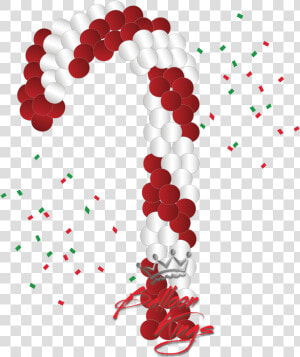 Candy Cane 7ft   Balloon  HD Png Download