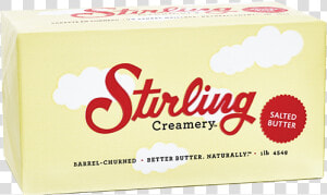 Stirling Creamery Salted Butter   Stirling Creamery  HD Png Download