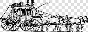 Wagon horse chariot   Horse And Coach Clipart  HD Png Download