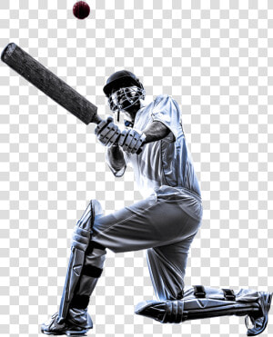 Cricket Player Png   Cricket White Background Sport  Transparent Png